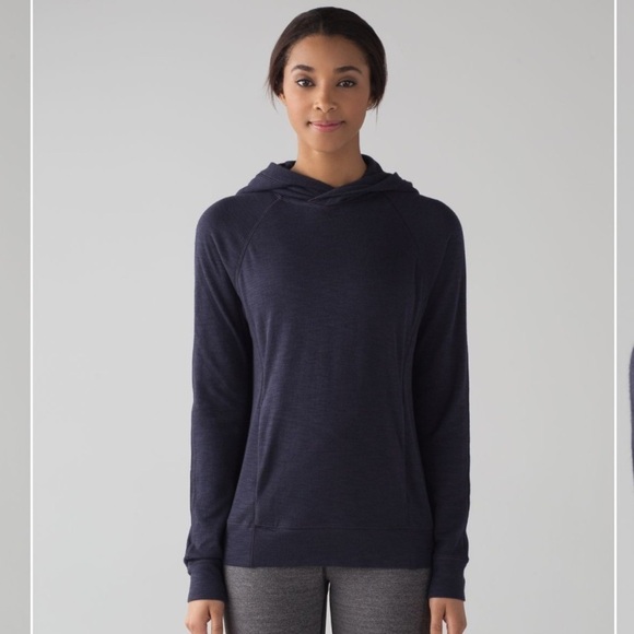 lululemon athletica Tops - Lululemon More Than Modal Hoodie Midnight Navy Size 6 - Style Number: W3AI2S